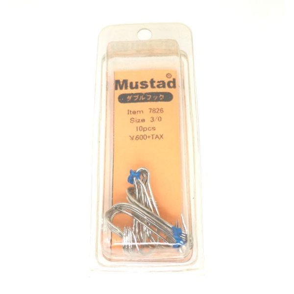 画像2: Mustad Hook　Wフック　7826（＃3/0・＃4/0）　10本入り