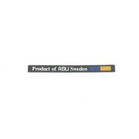  AP0172　ABU Ambassadeur Product of Sweden リムステッカー銀/黒