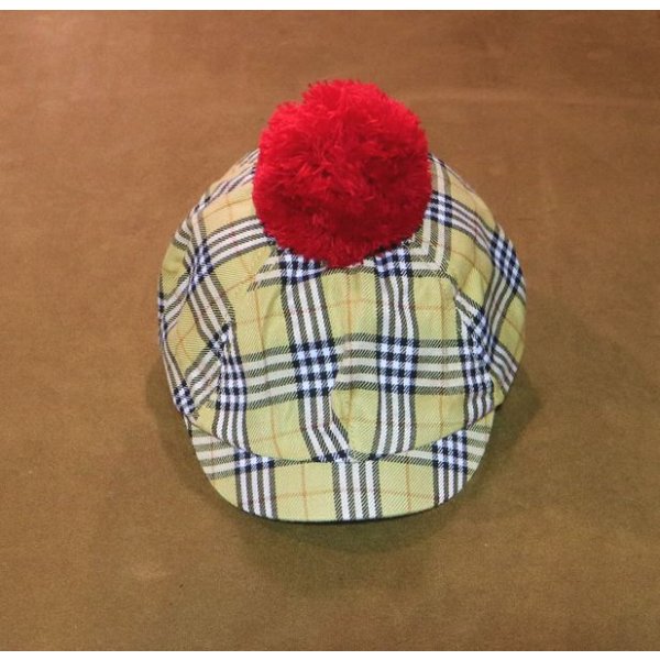 画像6: ボンボン付き　バーバーリーチェックキャスケット