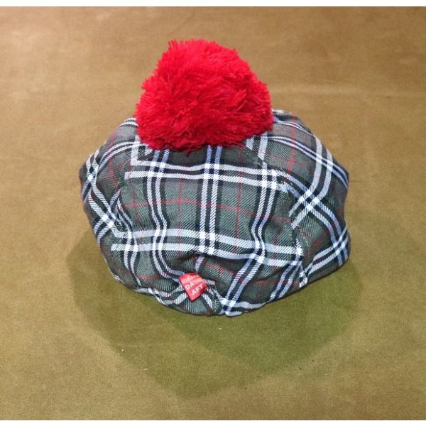 画像4: ボンボン付き　バーバーリーチェックキャスケット (4)